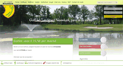 Desktop Screenshot of golfclublandgoednieuwkerk.nl